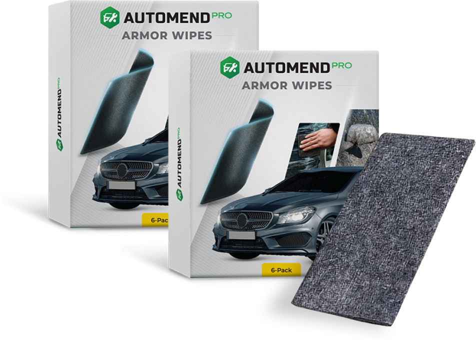 Automend Pro Armor Wipes (Pack of 6) - Instantly Erase Scratches and Stains